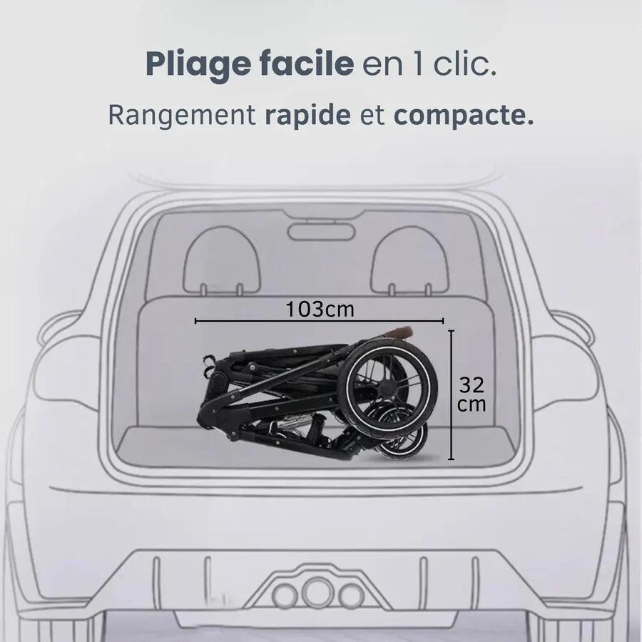 Poussette 3 en 1 PoussettePratique™ NEXO